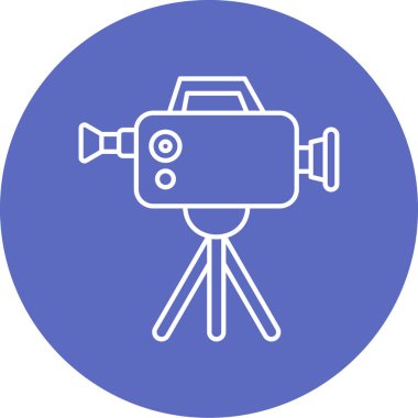 film simgesi vektör illüstrasyonu