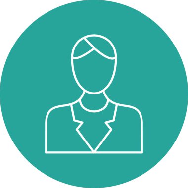 iş adamı simgesi, vektör illüstrasyonu