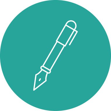 kalem simgesi vektör illüstrasyonu