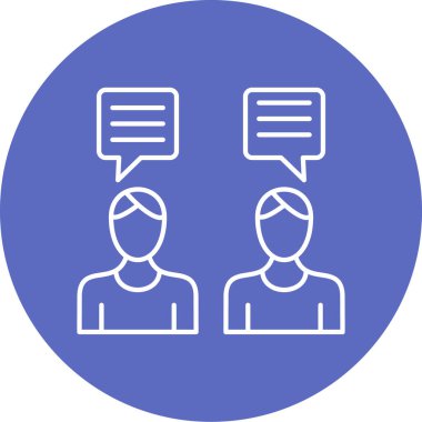 İnsan simgesinin vektör illüstrasyonu