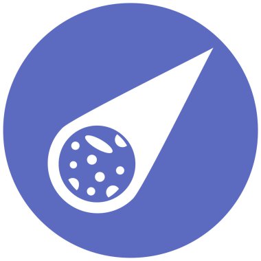 uzay simgesi. Web simgesi basit illüstrasyon