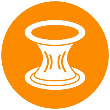 uzay simgesi. Web simgesi basit illüstrasyon