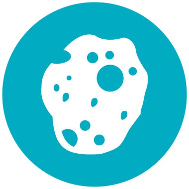 uzay simgesi. Web simgesi basit illüstrasyon