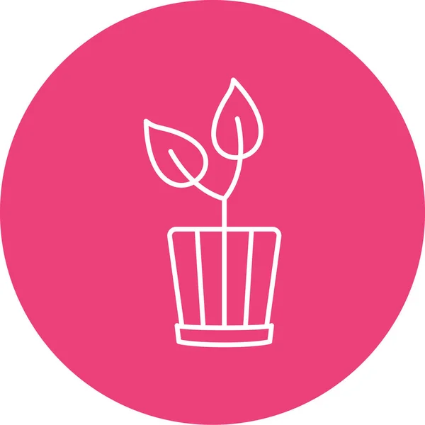 Plant Illustratie Icoon Voor Persoonlijk Commercieel Gebruik — Stockvector