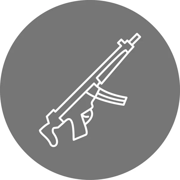 Ilustración Vectorial Del Icono Arma — Vector de stock