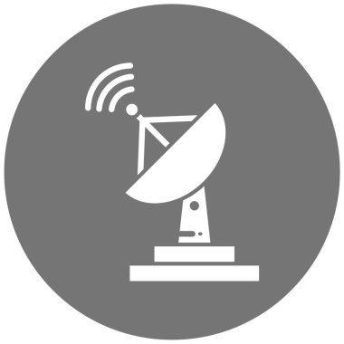 Uydu anteni. Web simgesi