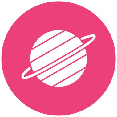 Uzay gezegeni. Basit resimleme 