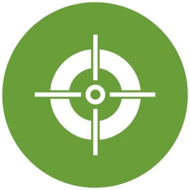 Hedef. Web simgesi basit illüstrasyon