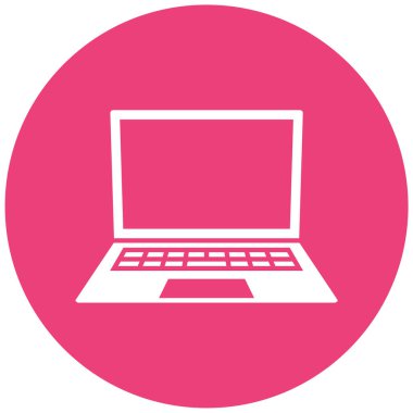 Bilgisayar. Web simgesi basit illüstrasyon