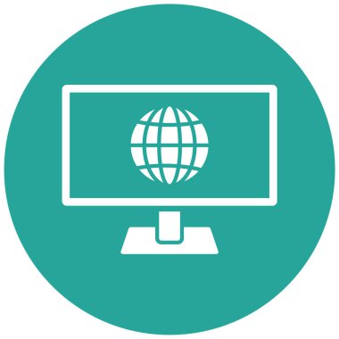 İnternetten alışveriş. Web simgesi