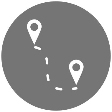 konum. Web simgesi basit illüstrasyon