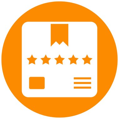 Bilet. Web simgesi basit illüstrasyon