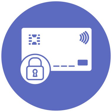 Kredi kartı vektör simgesi