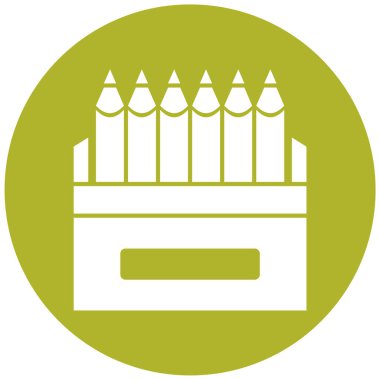 Kalem. Web simgesi basit illüstrasyon