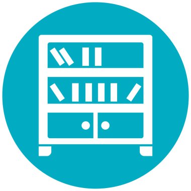 Arşiv. Web simgesi basit illüstrasyon