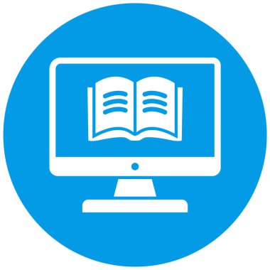 Kitap. Web simgesi basit illüstrasyon