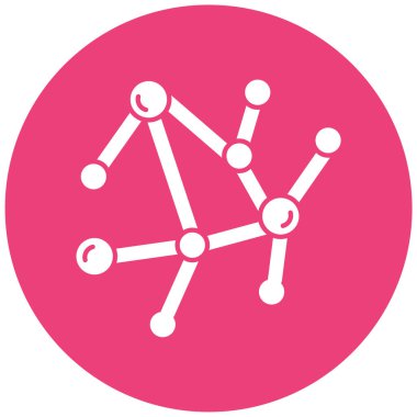 şebeke. Web simgesi basit illüstrasyon