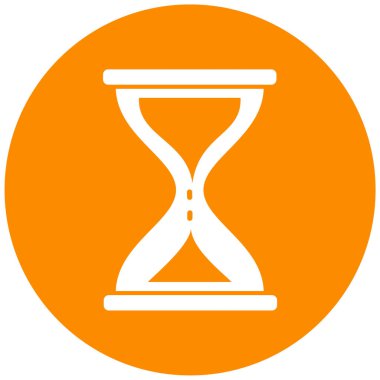 kum saati simgesi, vektör çizim kum