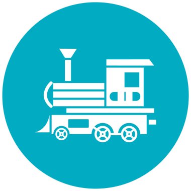 tren simgesi vektör illüstrasyonu