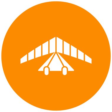 Bir çadır simgesinin vektör illüstrasyonu