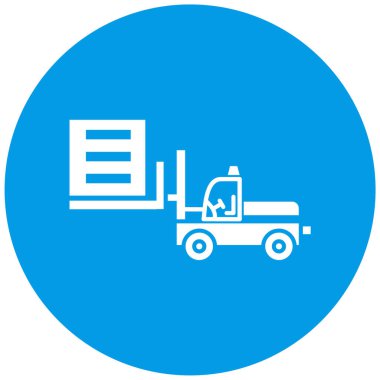 Kamyon. Web simgesi basit illüstrasyon