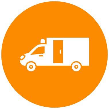 Kamyon. Web simgesi basit illüstrasyon