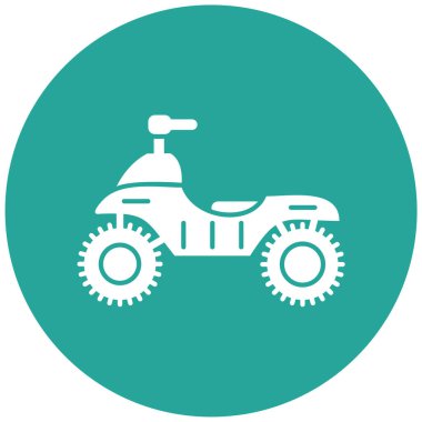 Motorsiklet. Web simgesi basit illüstrasyon