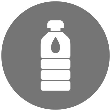 su şişesi simge vektör çizim