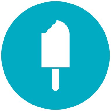 dondurma simgesi, vektör illüstrasyonu