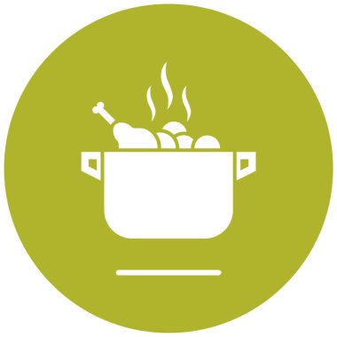 Tava. Web simgesi basit tasarım