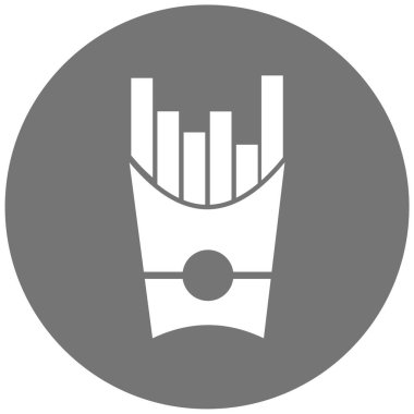 Patates. Web simgesi basit illüstrasyon