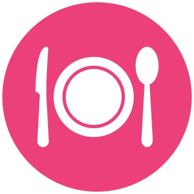 Tabak. Web simgesi basit tasarım