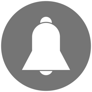 Zil. Web simgesi basit illüstrasyon