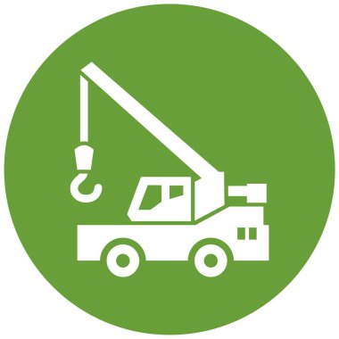 Bir kamyon simgesinin vektör çizimi