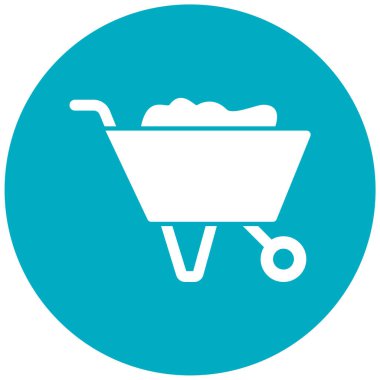 İnşaat. Web simgesi basit illüstrasyon