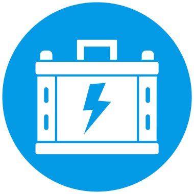 Pil. Web simgesi basit illüstrasyon