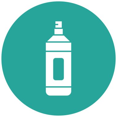 Benzersiz şişe simgesi, vektör çizimi