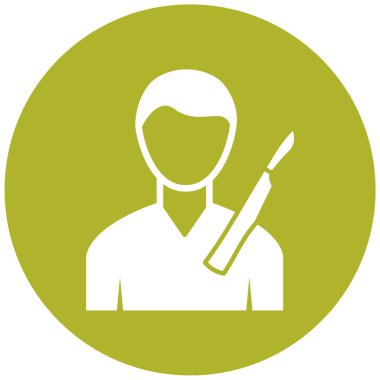 Bir insan simgesinin vektör illüstrasyonu