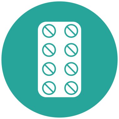 Haplar. Web simgesi basit illüstrasyon