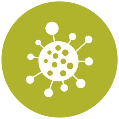 Molekül. Web simgesi basit illüstrasyon