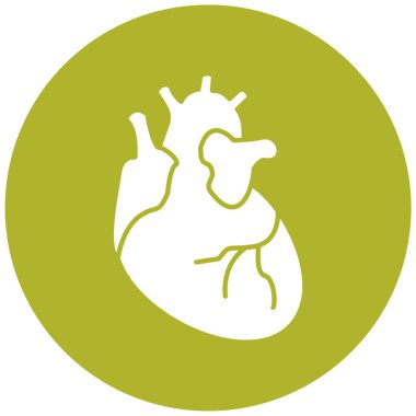 Ciğerler. Web simgesi basit illüstrasyon