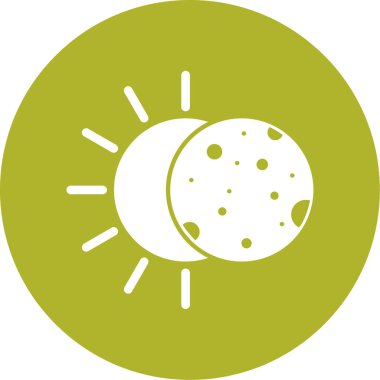 Güneş simgesinin vektör illüstrasyonu