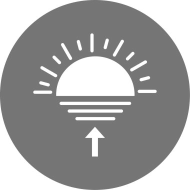 Güneş Simgesi Vektör illüstrasyonu