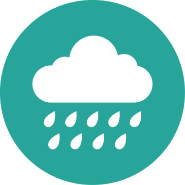 Hava durumu. Web simgesi basit tasarım