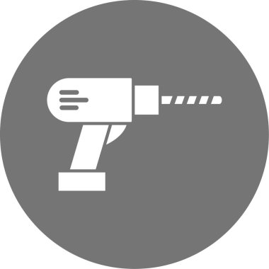 matkap simgesinin vektör illüstrasyonu