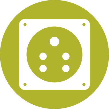 Çip. Web simgesi basit illüstrasyon