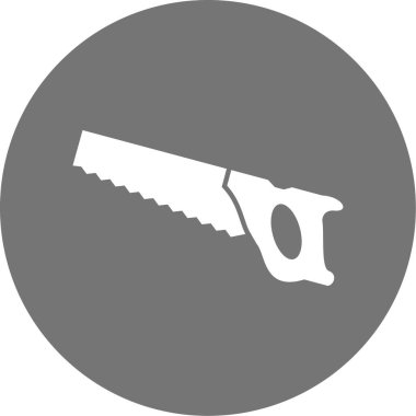 Bir bıçak simgesinin vektör illüstrasyonu