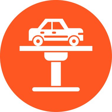 araba simgesi vektör illüstrasyonu