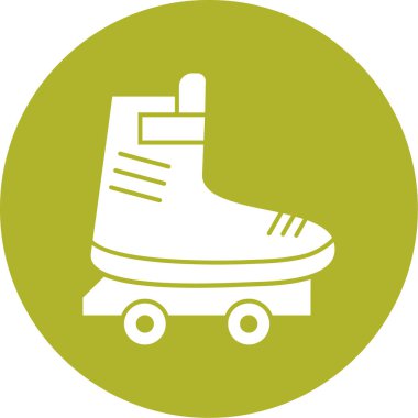 Buz pateni simge vektör çizim