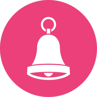 Çan simgesinin vektör illüstrasyonu